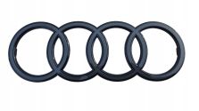 Emblemat Znaczek Logo AUDI Atrapy GRILLA Q7 2024- CZARNY OE 4M0853605 A/B