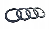 Emblemat Znaczek Logo AUDI Atrapy GRILLA Q7 2024- CZARNY OE 4M0853605 A/B