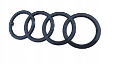 Emblemat Znaczek Logo AUDI Atrapy GRILLA Q7 2024- CZARNY OE 4M0853605 A/B
