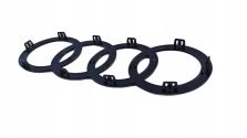 Emblemat Znaczek Logo AUDI Atrapy GRILLA Q7 2024- CZARNY OE 4M0853605 A/B